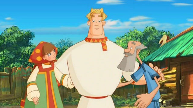 Три богатыря и Шамаханская царица. Фрагмент 2