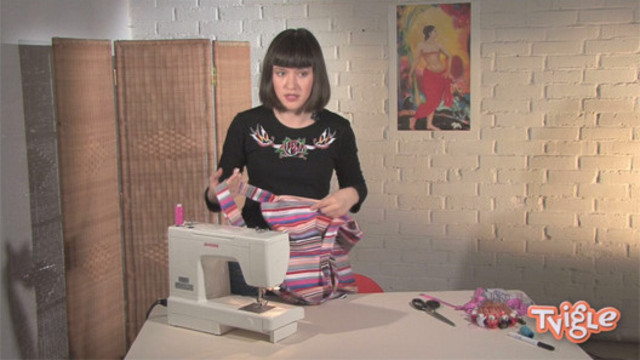 Летняя сумка из ткани